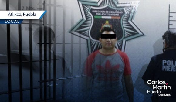 Recuperan vehículo robado y detienen al responsable en Atlixco