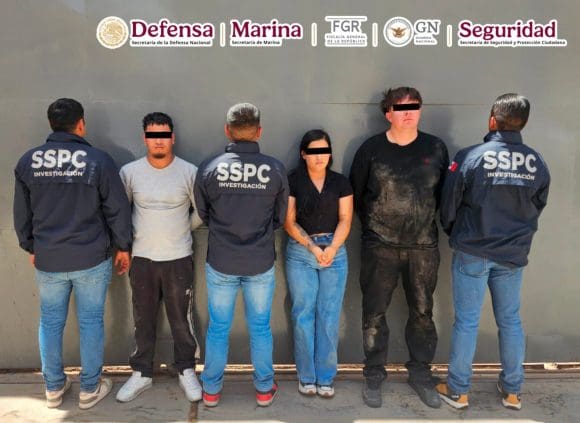 Detienen en Ciudad Juárez a tres personas con 110 mil pastillas de fentanilo