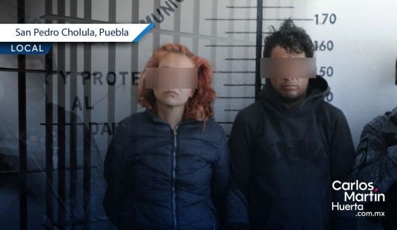 Detenidos a dos presuntos narcomenudistas en San Pedro Cholula tras operativo
