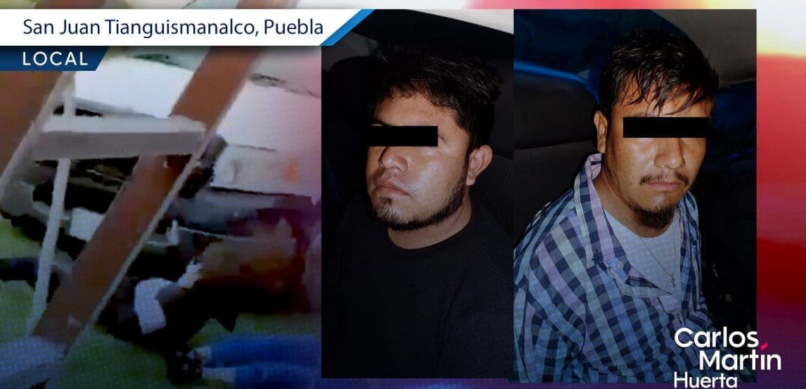 Detienen a dos hombres por atropellar a mujeres durante riña en Tianguismanalco