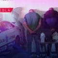 Detenidos tres integrantes de banda dedicada al asalto de restaurantes en Puebla