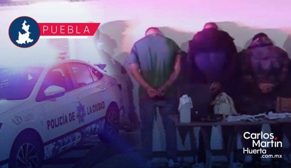 Detenidos tres integrantes de banda dedicada al asalto de restaurantes en Puebla
