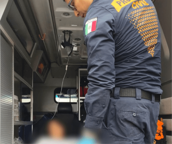 Estudiante atropellada por autobús en el Centro Histórico de Puebla