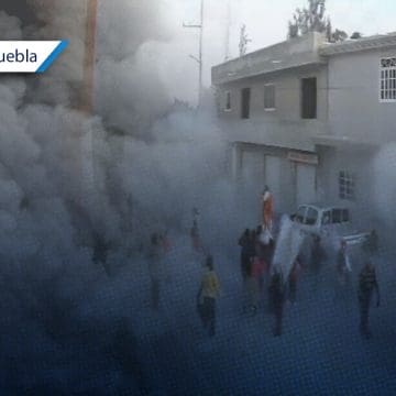 Dos menores resultan heridos tras explosión de pirotecnia en Yehualtepec