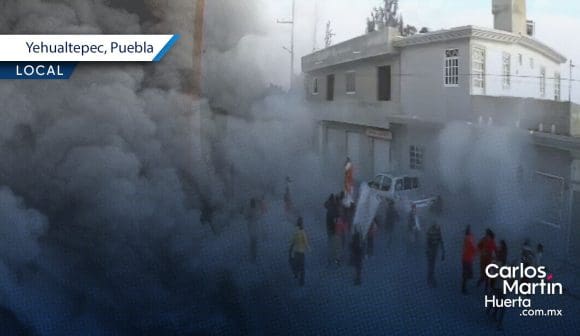 Dos menores resultan heridos tras explosión de pirotecnia en Yehualtepec