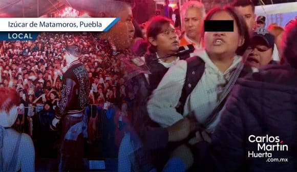 Dos mujeres detenidas en Izúcar tras riña en concierto del Malilla