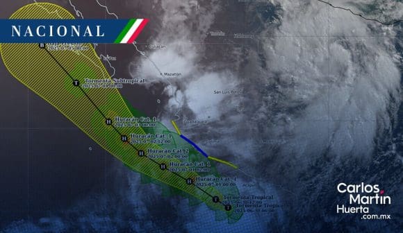 Se pronostica que Flossie se intensifique a huracán en próximas horas