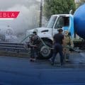 Fuga de gas LP en pipa generó alarma y cierre del Periférico Ecológico Puebla