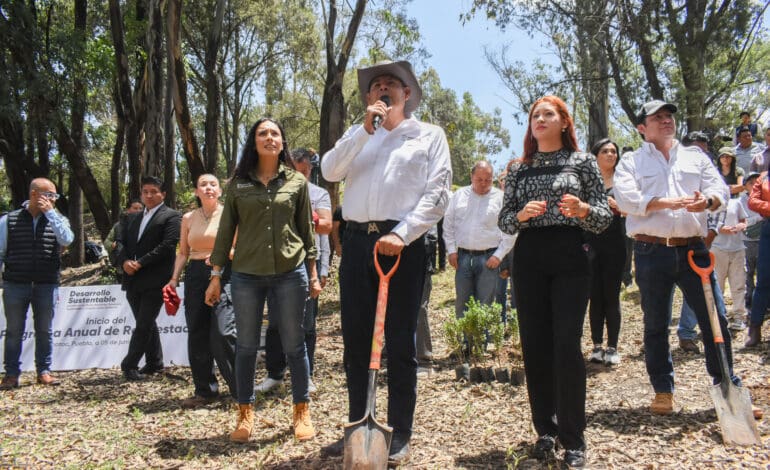 Gobierno de Puebla invertirá 14 mdp en el Programa Anual de Reforestación