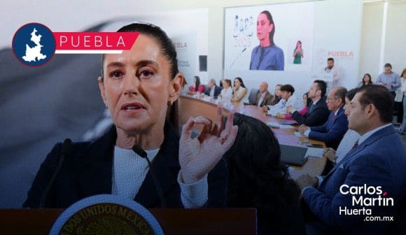 Gobierno de Puebla respalda postura diplomática de presidenta Sheinbaum en favor de derechos de migrantes