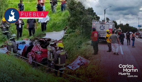 En Periférico Ecológico hombre muere prensado tras volcadura