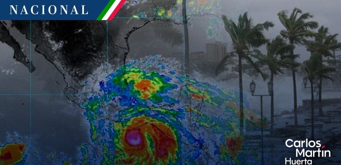 Impacto de huracán Erick ha dejado daños en infraestructura en Oaxaca y Guerrero