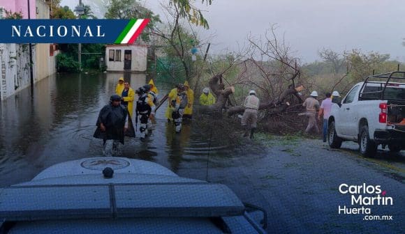 Huracán Erick se degrada a tormenta tropical tras Impactar Oaxaca