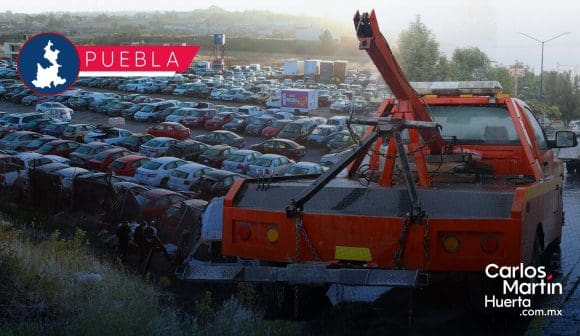 Puebla reduce tarifas de grúas y corralones en un 60%
