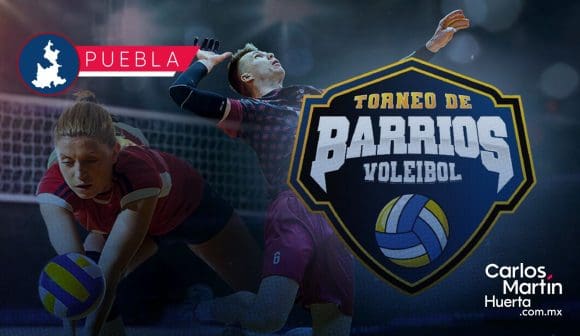 Impulsan el Torneo de Barrios de Voleibol 2025 en Puebla