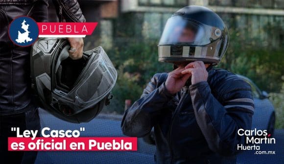 “Ley Casco” es oficial en Puebla, conoce las nuevas reglas para motociclistas y movilidad vial
