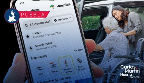 Llega a Puebla la versión simplificada de Uber para adultos mayores