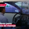 Llegan a Puebla los simuladores para exámenes prácticos de manejo