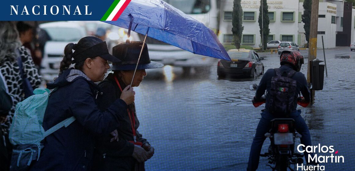Se mantiene temporal de lluvias en México; estos son los estados afectados