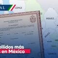 Los 100 apellidos más comunes en México
