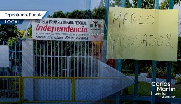 Maestro de primaria acusado de acoso sexual en Tepeojuma