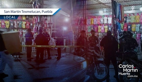 Matan a comerciante en tianguis de San Martín Texmelucan
