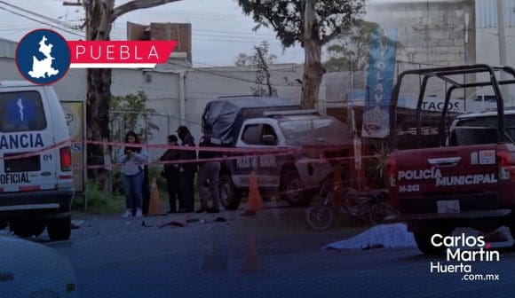 Motociclista pierde la vida en trágico accidente en la carretera federal Puebla-Atlixco