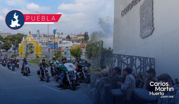 Motociclistas se manifiestan contra la Ley Chaleco a pesar de advertencias