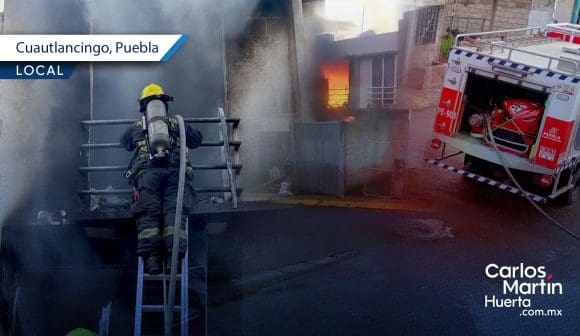 Madre e hija mueren en incendio de vivienda en Almecatla
