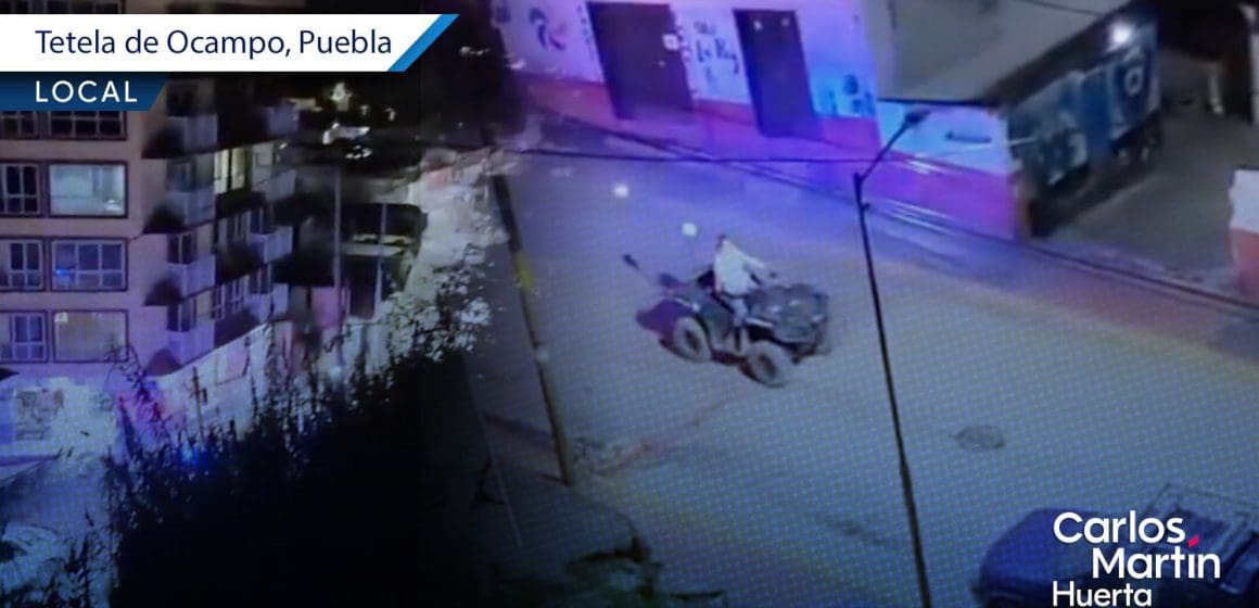 Mujer embarazada roba moto patrulla tras herir a policía en Tetela de Ocampo