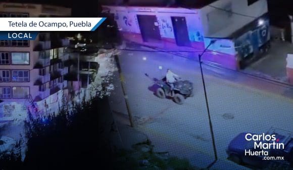 Mujer embarazada roba moto patrulla tras herir a policía en Tetela de Ocampo