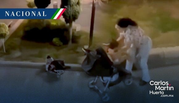 Mujer es captada golpeando a un bebé en las calles de San Luis Potosí