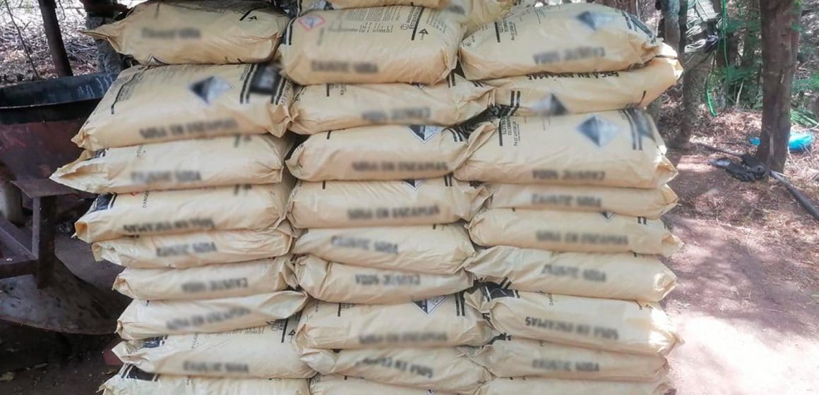 Desmantelan narcolaboratorio en Michoacán