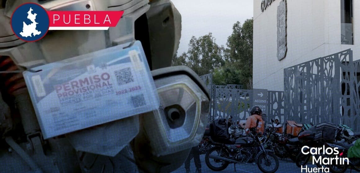 No más permisos provisionales para motocicletas en Puebla