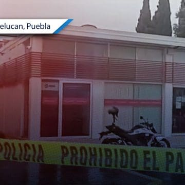 Nuevo robo a sucursal de Compartamos Banco en Texmelucan