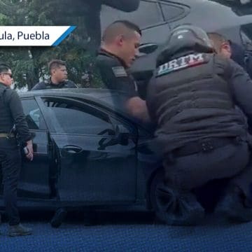 Pareja detenida tras persecución en Periférico Ecológico