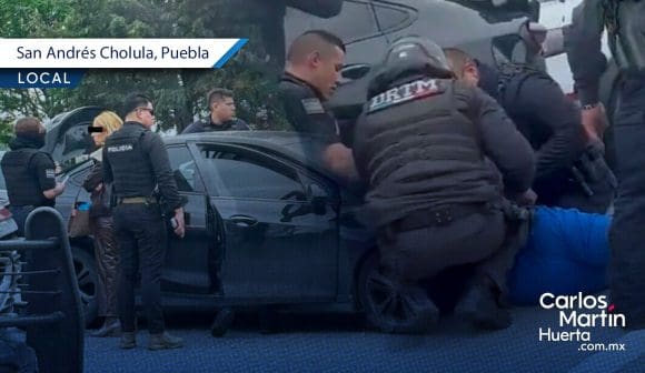 Pareja detenida tras persecución en Periférico Ecológico