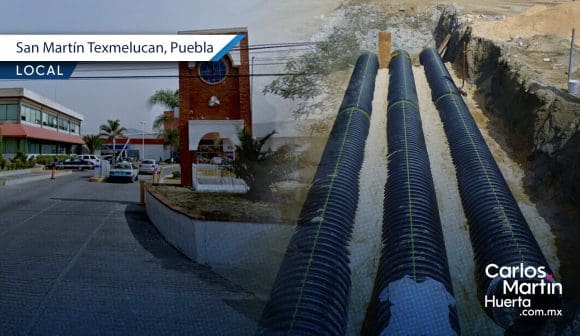 Plaza Crystal de Texmelucan paga 9 mdp por acceso a drenaje y agua potable