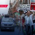 Poblanos se unen a marchas pro Palestina; exigen a México romper relaciones con Israel