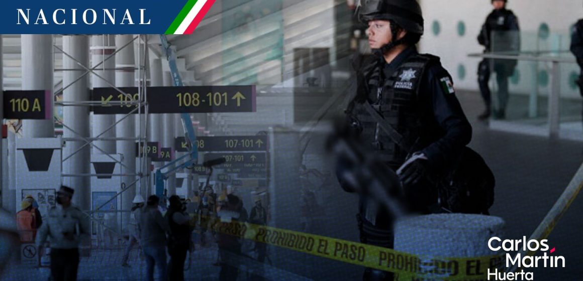 Aseguran 70 kilos de metanfetamina en el AIFA
