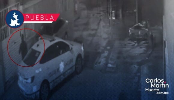 Policía municipal es captado robando autopartes en Agua Santa; se investiga