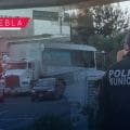 Policías logran frustrar asalto de tractocamión en la autopista México-Puebla