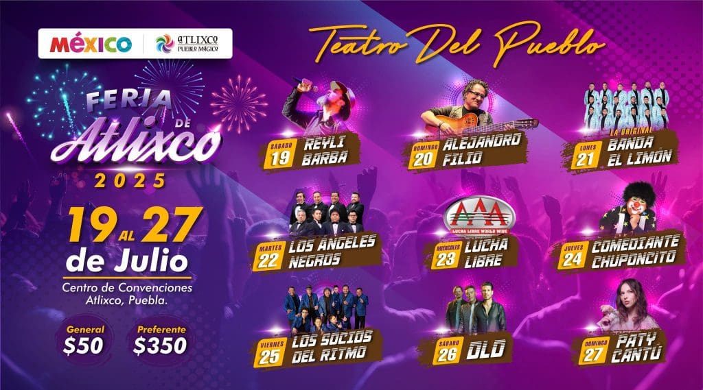 Presentan la Feria de Atlixco 2025
