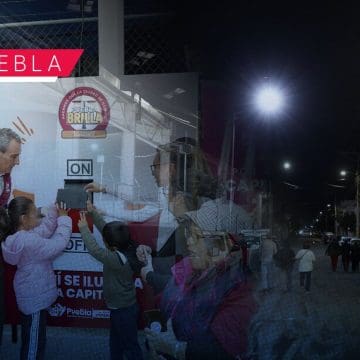Puebla Brilla: San Ramón Castillotla renueva su alumbrado público