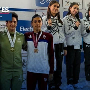 Puebla conquista cinco medallas en natación durante la Olimpiada Nacional 2025