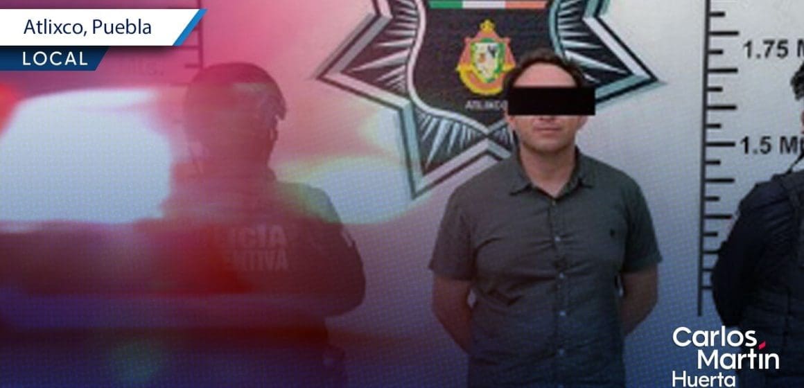 Recuperan vehículo robado y detienen a presunto responsable en Atlixco