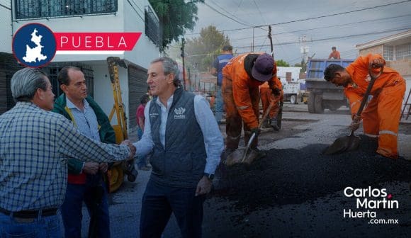 En Puebla, más de 300 mil baches serán atendidos entre gobierno municipal y estatal