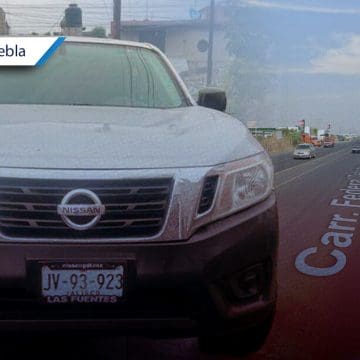 Roban camioneta en la carretera federal Puebla-Tehuacán