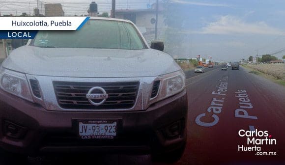 Roban camioneta en la carretera federal Puebla-Tehuacán