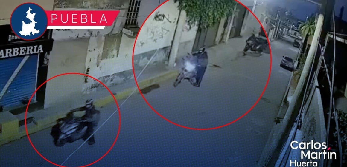Roban moto en San Jerónimo Caleras: Video se viraliza en redes sociales